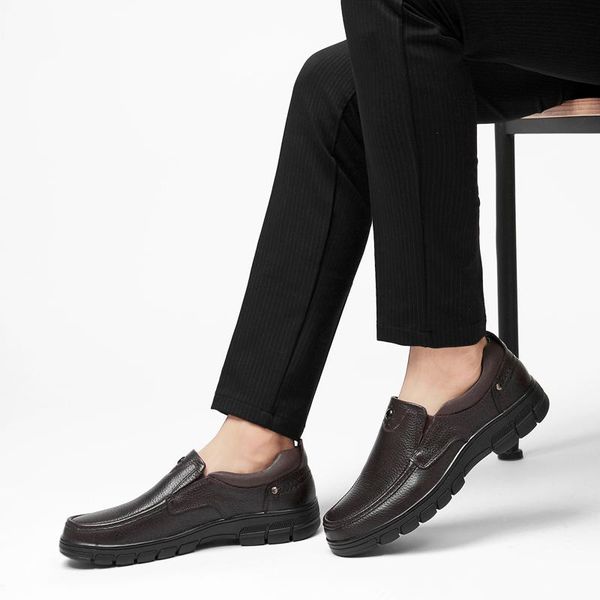 boots retro style natural cow leather men large size platform ankle shoes outdoor autumn and winter, Black
boots retro style natural cow leather men large size platform ankle shoes outdoor autumn and winter, Black