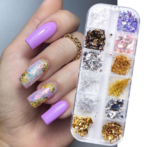 nail glitter holographic aurora velvet powder sparkly irregular art paillettes sequin flake fire opal charms laser decor, Silver;gold
nail glitter holographic aurora velvet powder sparkly irregular art paillettes sequin flake fire opal charms laser decor, Silver;gold