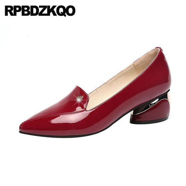 dress shoes wine red chunky block heels for women medium china pointed toe patent leather 2021 pumps big size fashion thick 42 4 34, Black
dress shoes wine red chunky block heels for women medium china pointed toe patent leather 2021 pumps big size fashion thick 42 4 34, Black