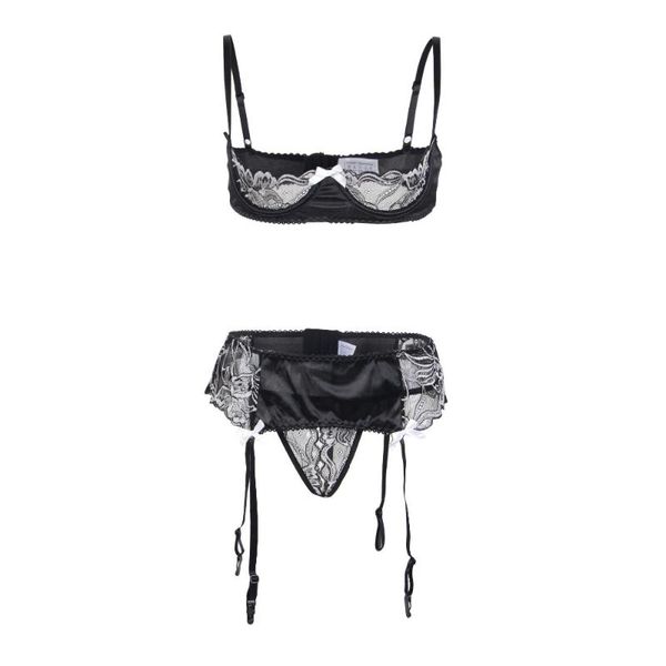 bras sets 3 pcs open bra set plus size women erotic underwear lace lingerie with garter belt transparent and panty rs80319, Red;black
bras sets 3 pcs open bra set plus size women erotic underwear lace lingerie with garter belt transparent and panty rs80319, Red;black