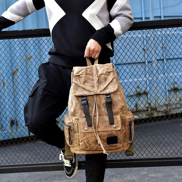 backpack large capacity travel men women backpacks shoulder bag women's casual fashion canvas bags
backpack large capacity travel men women backpacks shoulder bag women's casual fashion canvas bags