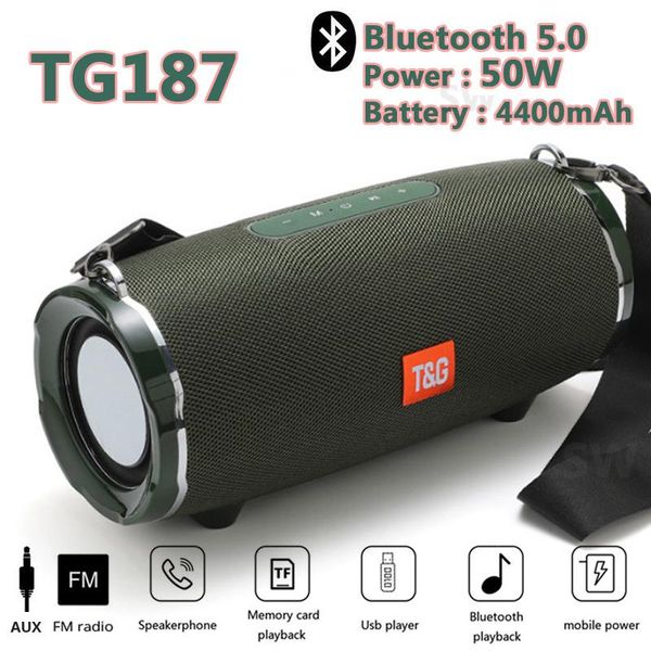 tg187 speakers big power bluetooth giant speaker bass portable column wireless soundbar stereo music center subwoofer 4400mah
tg187 speakers big power bluetooth giant speaker bass portable column wireless soundbar stereo music center subwoofer 4400mah