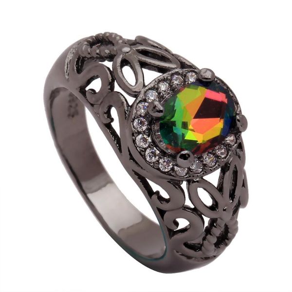 wedding rings factory price vintage black gun promise oval fashion jewelry rainbow czech zircon engagement butterfly ring for women, Slivery;golden
wedding rings factory price vintage black gun promise oval fashion jewelry rainbow czech zircon engagement butterfly ring for women, Slivery;golden