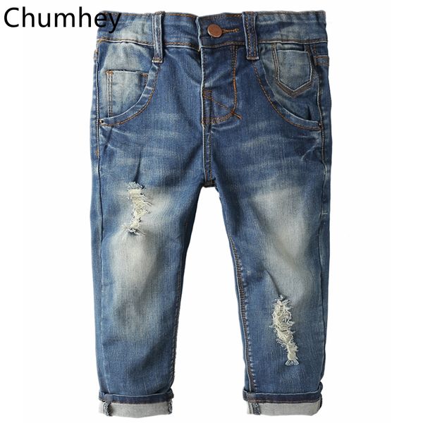 chumhey 0-8t spring kids jeans children pants boys girls denim trousers broken hole child clothing boys clothes, Blue
chumhey 0-8t spring kids jeans children pants boys girls denim trousers broken hole child clothing boys clothes, Blue
