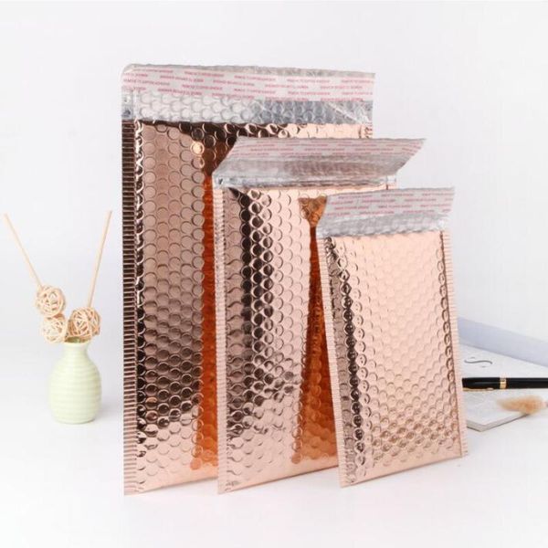 storage bags 50pcs rose gold poly bubble mailers bag aluminum foil padded envelopes self mailer seal envelope
storage bags 50pcs rose gold poly bubble mailers bag aluminum foil padded envelopes self mailer seal envelope