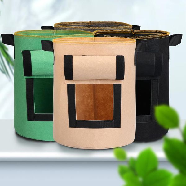 planters & pots potato pot plant grow bags planting bag home garden fruit non-woven fabric plants growing moisturizing 4/7/10 gallon
planters & pots potato pot plant grow bags planting bag home garden fruit non-woven fabric plants growing moisturizing 4/7/10 gallon
