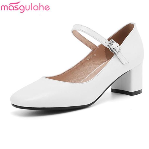 masgulahe 2021 arrival ladies high heels shoes genuine leather women pumps summer shallow mary jane casual dress, Black
masgulahe 2021 arrival ladies high heels shoes genuine leather women pumps summer shallow mary jane casual dress, Black