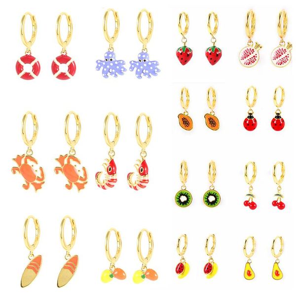 hoop & huggie canner cute earrings for women 925 silver ins dripping oil fruit marine ocs pendientes 2021 trend, Golden;silver
hoop & huggie canner cute earrings for women 925 silver ins dripping oil fruit marine ocs pendientes 2021 trend, Golden;silver