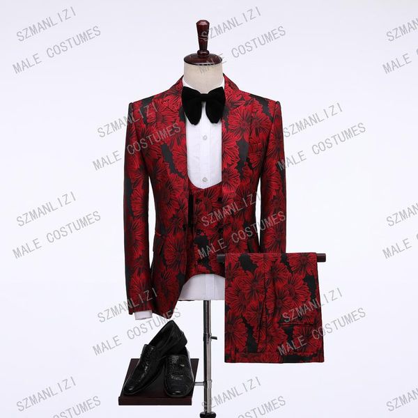 men's suits & blazers wedding dress costume homme mariage real po design garnitury black with red floral elegant formal tuxedo 3 piece, White;black
men's suits & blazers wedding dress costume homme mariage real po design garnitury black with red floral elegant formal tuxedo 3 piece, White;black