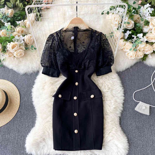two piece dress mesh lace spliced puff short sleeve women 2021 summer fashion v-neck buttons mini bodycon es work party robe femme, White
two piece dress mesh lace spliced puff short sleeve women 2021 summer fashion v-neck buttons mini bodycon es work party robe femme, White
