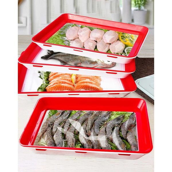 square vacuum seal preservation tray stackable and reusable container with plastic lid mjj88 kitchen storage & organization
square vacuum seal preservation tray stackable and reusable container with plastic lid mjj88 kitchen storage & organization