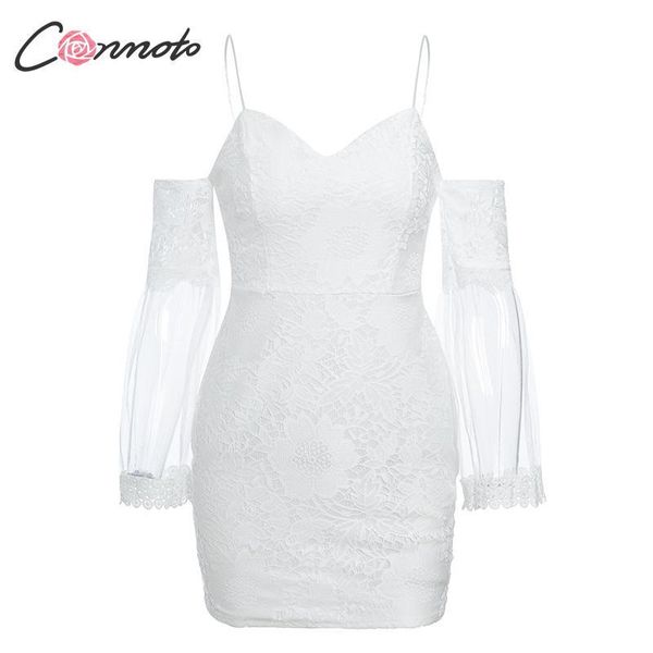 casual dresses conmoto mesh white embroidery party dress women spaghetti strap mini patchwork club vestidos, Black;gray
casual dresses conmoto mesh white embroidery party dress women spaghetti strap mini patchwork club vestidos, Black;gray