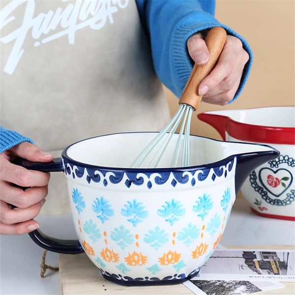 household egg bowl drain nozzle and noodle basin baking dish filling european style ceramic mixing bowls
household egg bowl drain nozzle and noodle basin baking dish filling european style ceramic mixing bowls