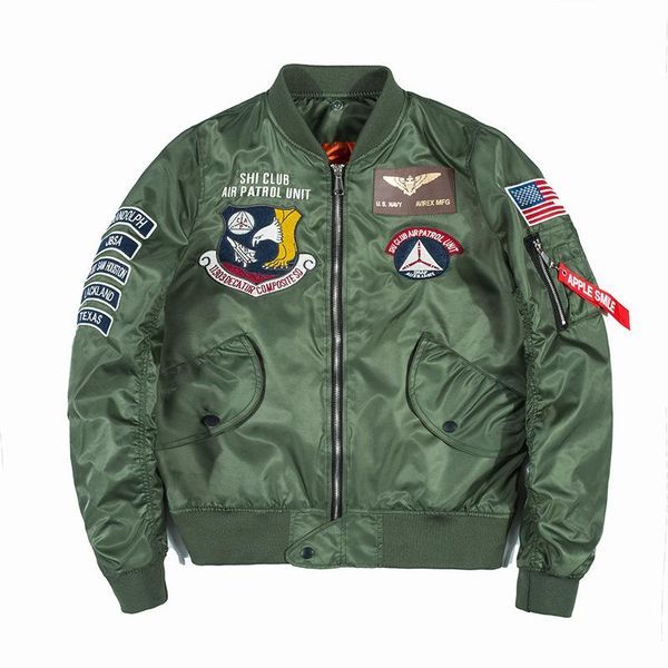 men's jackets brand men military style jacket letters embroidery us army for badge patches casual bomber, Black;brown
men's jackets brand men military style jacket letters embroidery us army for badge patches casual bomber, Black;brown