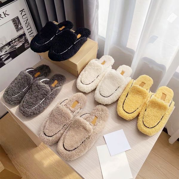 women soft wool slippers luxury designer fluffy furry letter embroidery flat soled shoes scuffs autum winter indoor home ladies warm slides, Black
women soft wool slippers luxury designer fluffy furry letter embroidery flat soled shoes scuffs autum winter indoor home ladies warm slides, Black