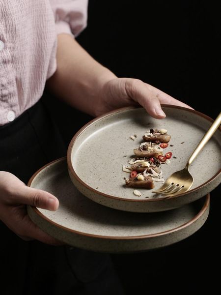 dishes & plates japanese-style ceramic dinner household retro tableware personality handmade stoare steak pasta sushi plate cn(origin)
dishes & plates japanese-style ceramic dinner household retro tableware personality handmade stoare steak pasta sushi plate cn(origin)
