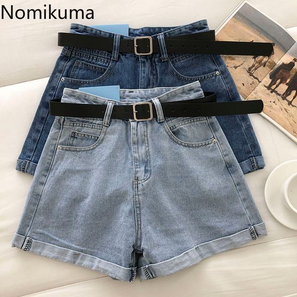 nomikuma jean shorts korean belt high waist women bottoms causal korean a-line wide leg demin short feminimos new 6g235 210427, White;black
nomikuma jean shorts korean belt high waist women bottoms causal korean a-line wide leg demin short feminimos new 6g235 210427, White;black