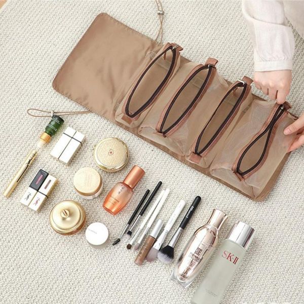 cosmetic bag can be detached four-in-one toiletry folding large-capacity storage hanging travel mesh bags & cases
cosmetic bag can be detached four-in-one toiletry folding large-capacity storage hanging travel mesh bags & cases