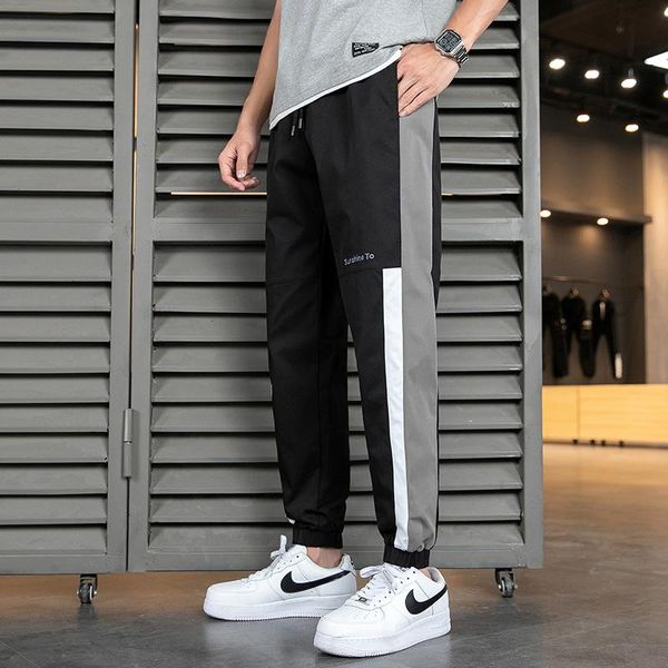 men's pants casual summer thin loose junior high school students' capris leggings korean fashion, Black
men's pants casual summer thin loose junior high school students' capris leggings korean fashion, Black