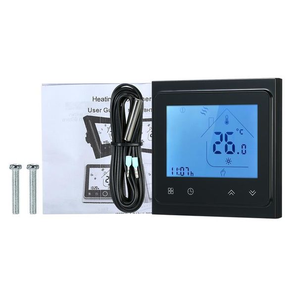 smart home control wifi electric heating thermostat lcd display room temperature controller with backlight touch screen in stock
smart home control wifi electric heating thermostat lcd display room temperature controller with backlight touch screen in stock