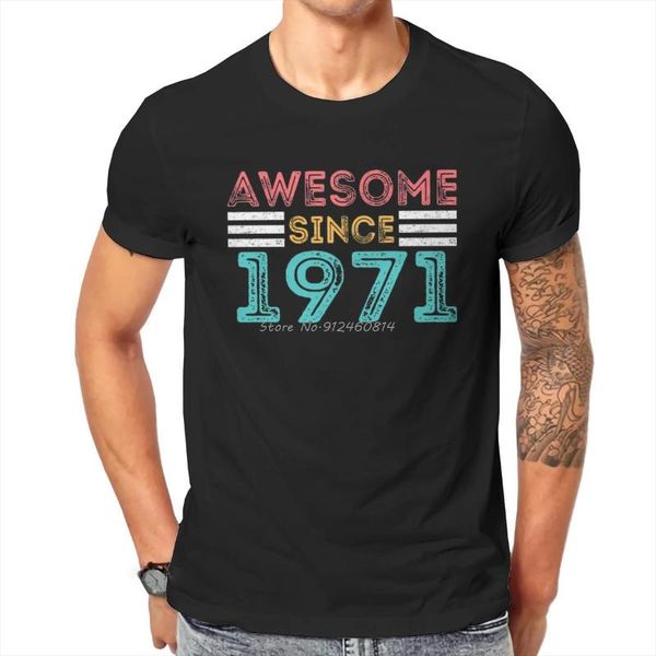 men's t-shirts retro vintage birthday awesome since december 1971 t shirt goth summer big size cotton men harajuku tees tshirt, White;black
men's t-shirts retro vintage birthday awesome since december 1971 t shirt goth summer big size cotton men harajuku tees tshirt, White;black