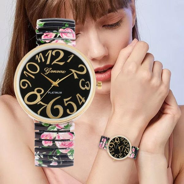 wristwatches fashion women quartz watch large arabic number dial ladies wristwatch unique elastic printing strap girls watches, Slivery;brown
wristwatches fashion women quartz watch large arabic number dial ladies wristwatch unique elastic printing strap girls watches, Slivery;brown