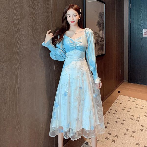 spring summer dress for women midi dresses elegant party women's clothing cloth long sleeve vestidos tn1833 casual, Black;gray
spring summer dress for women midi dresses elegant party women's clothing cloth long sleeve vestidos tn1833 casual, Black;gray
