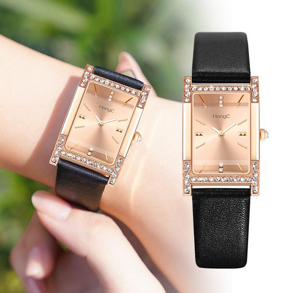 wristwatches 2021 elegant fashion female watch women korean style square dial diamond quartz lady wristwatch luxury gift relogio feminino, Slivery;brown
wristwatches 2021 elegant fashion female watch women korean style square dial diamond quartz lady wristwatch luxury gift relogio feminino, Slivery;brown