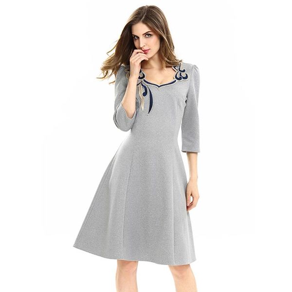 casual dresses size s-4xl female woman dress knee length womens fashion 2021 spring floral high waist zipper ladies solid color, Black;gray
casual dresses size s-4xl female woman dress knee length womens fashion 2021 spring floral high waist zipper ladies solid color, Black;gray