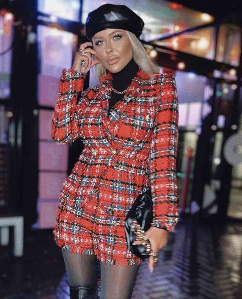 pants women winter style christmas long sleeve plaid red two piece mini 2021 celebrity designer fashion women's set, White
pants women winter style christmas long sleeve plaid red two piece mini 2021 celebrity designer fashion women's set, White