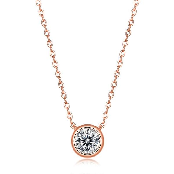 dainty round cut d bubble moissanite necklace 925 sterling silver rose gold chain with pendants for women wedding jewelry gift chains
dainty round cut d bubble moissanite necklace 925 sterling silver rose gold chain with pendants for women wedding jewelry gift chains