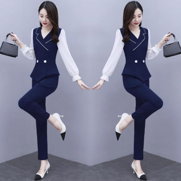 women's suits & blazers spring two piece suit with foreign style 2021 fashion blazer shows of autumn professional dress, White;black
women's suits & blazers spring two piece suit with foreign style 2021 fashion blazer shows of autumn professional dress, White;black