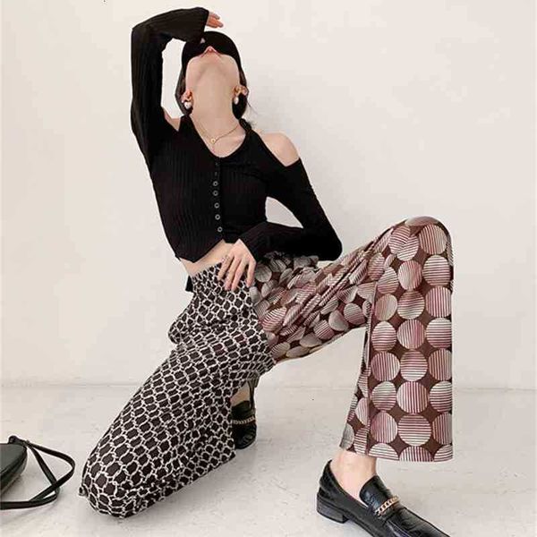 women's pants & capris brown summer wide leg pant women y2k high waist chain print patchwork trousers bottoms fashion cl 2elm, Black;white
women's pants & capris brown summer wide leg pant women y2k high waist chain print patchwork trousers bottoms fashion cl 2elm, Black;white