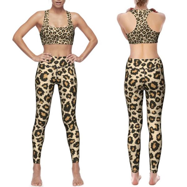 women's leggings leopard style print yoga pants women bag hip fitness high waist long female sports bras tights set, Black
women's leggings leopard style print yoga pants women bag hip fitness high waist long female sports bras tights set, Black