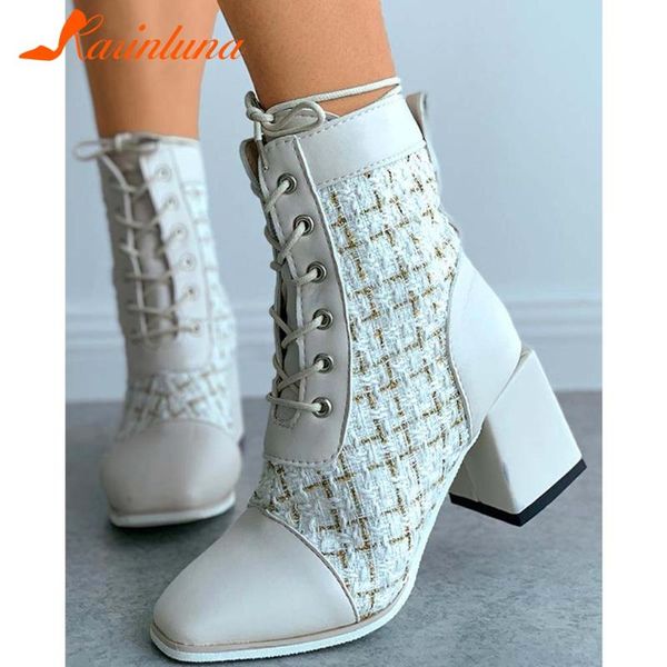 boots karin elegant fashion design pacthwork square toe cross-tied thick heels autumn mid-calf, Black
boots karin elegant fashion design pacthwork square toe cross-tied thick heels autumn mid-calf, Black