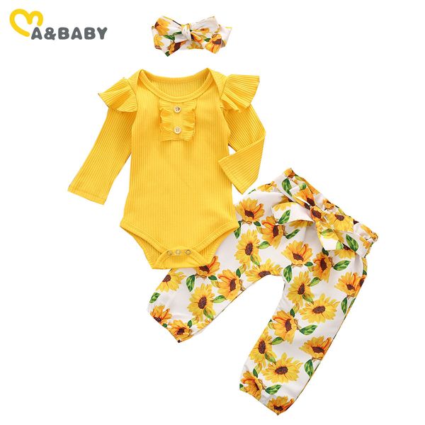0-18m autumn born infant baby girl flower clothes set knitted ruffles romper bow pants outfits 210515, White
0-18m autumn born infant baby girl flower clothes set knitted ruffles romper bow pants outfits 210515, White