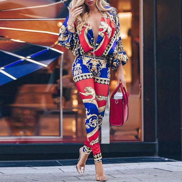 women's jumpsuits & rompers 2021 autumn colorblock exotic print lantern sleeve jumpsuit retro v neck casual women mg871, Black;white
women's jumpsuits & rompers 2021 autumn colorblock exotic print lantern sleeve jumpsuit retro v neck casual women mg871, Black;white