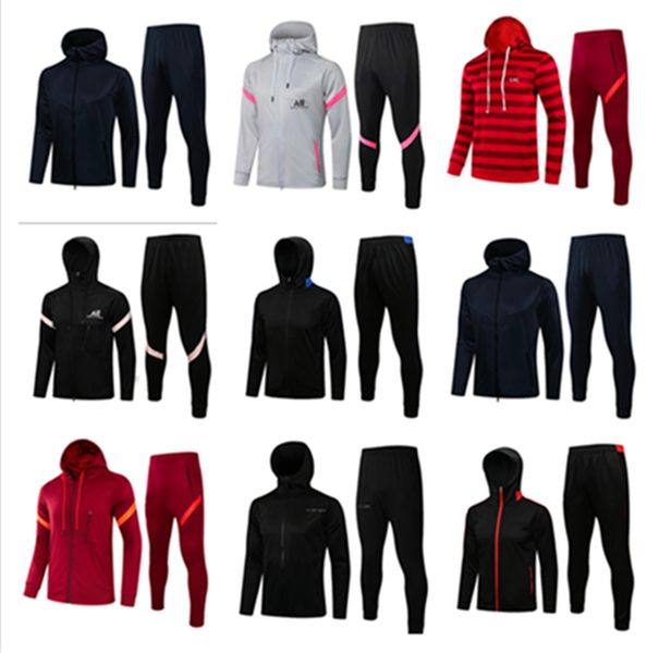21 22 hazard benzema soccer tracksuits 2021messi mbappe hakimi sergio ramos verratti lukaku football jacket hoodies jogging survetement unif, Black;yellow
21 22 hazard benzema soccer tracksuits 2021messi mbappe hakimi sergio ramos verratti lukaku football jacket hoodies jogging survetement unif, Black;yellow