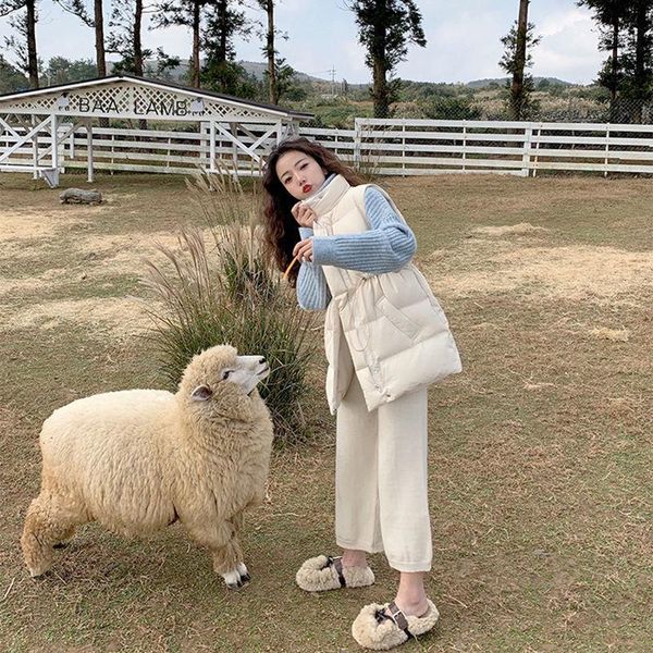 women's vests autumn winter women warm thick down vest female white duck coat parka ladies sleeveless waistcoat plus size jackets, Black;white
women's vests autumn winter women warm thick down vest female white duck coat parka ladies sleeveless waistcoat plus size jackets, Black;white