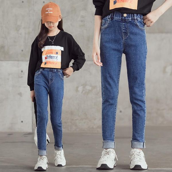 jeans girls spring children skinny pants for solid high waist trousers teenager clothing children's 4-14years, Blue
jeans girls spring children skinny pants for solid high waist trousers teenager clothing children's 4-14years, Blue