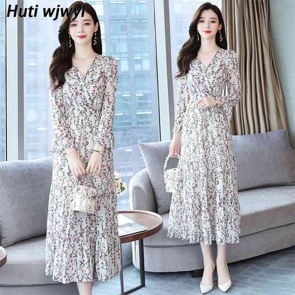 white floral chiffon long sleeve beach midi dress autumn vintage plus size print maxi women elegant bodycon vestidos 210528, Black;gray
white floral chiffon long sleeve beach midi dress autumn vintage plus size print maxi women elegant bodycon vestidos 210528, Black;gray