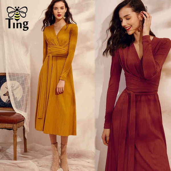 spring vintage elegant slim a line midi long dress v neck party dresses office lady vestidos with sashed za clothes 210513, Black;gray
spring vintage elegant slim a line midi long dress v neck party dresses office lady vestidos with sashed za clothes 210513, Black;gray