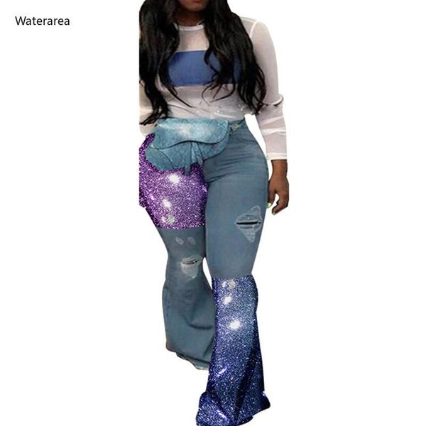women's jeans waterarea women high waist flare hole with street style patchwork long lady fashion jean pants trousers, Blue
women's jeans waterarea women high waist flare hole with street style patchwork long lady fashion jean pants trousers, Blue