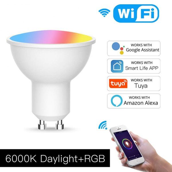 bulbs gu10 led lamp wifi smart spotlight 5w light dimmable rgbcw for home colorful changing bulb alexa/google
bulbs gu10 led lamp wifi smart spotlight 5w light dimmable rgbcw for home colorful changing bulb alexa/google