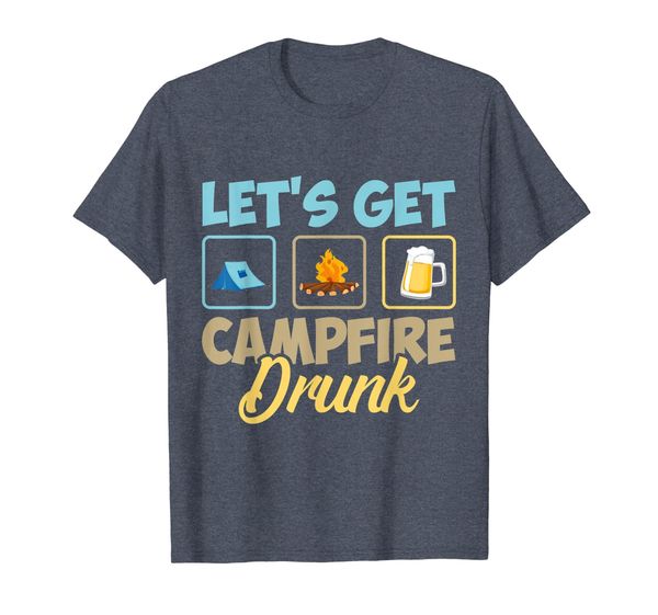 Let' Get Campfire Drunk Funny Drinking Beer Camping T-Shirt, Mainly pictures
Let' Get Campfire Drunk Funny Drinking Beer Camping T-Shirt, Mainly pictures
