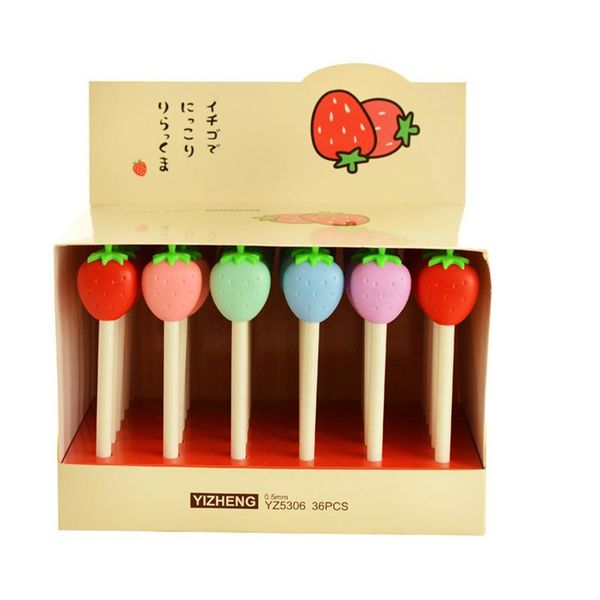 gel pens 24 pcs/lot color strawberry pen 0.5mm black stationery office school supplies fb877
gel pens 24 pcs/lot color strawberry pen 0.5mm black stationery office school supplies fb877