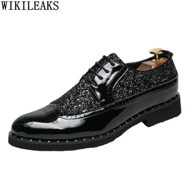 dress shoes black derby brogue men bling mens fashion golden party for man 2021 chaussure de homme zapatos hombre
dress shoes black derby brogue men bling mens fashion golden party for man 2021 chaussure de homme zapatos hombre