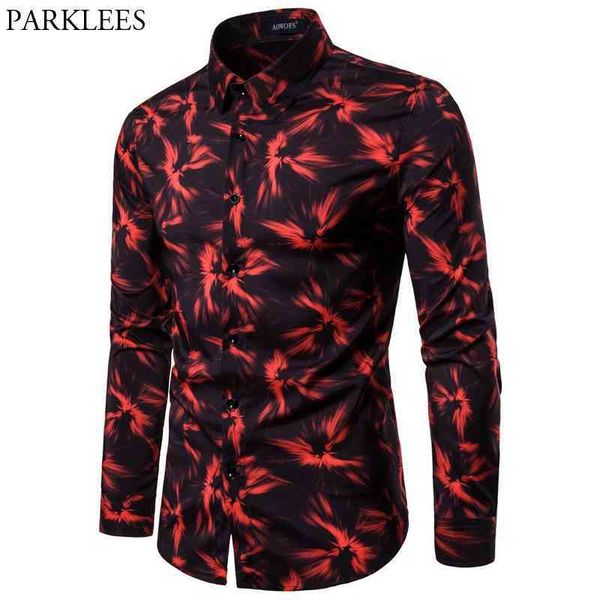 stylish red fireworks print shirt men brand long sleeve party shirts mens slim fit casual social shirt male chemise homme 210522, White;black
stylish red fireworks print shirt men brand long sleeve party shirts mens slim fit casual social shirt male chemise homme 210522, White;black