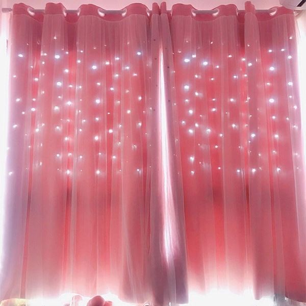curtain & drapes hollow star pink blackout curtains for living room bedroom window princess blinds stitched with white voile 1pc
curtain & drapes hollow star pink blackout curtains for living room bedroom window princess blinds stitched with white voile 1pc