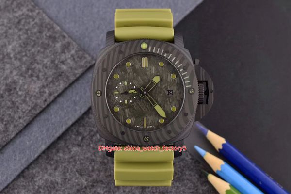 elling watches yellow 47mm submersible pam961 pam00961 pam 961 00961 carbon fiber rubber bands mechanical automatic mens men's watch wr, Slivery;brown
elling watches yellow 47mm submersible pam961 pam00961 pam 961 00961 carbon fiber rubber bands mechanical automatic mens men's watch wr, Slivery;brown